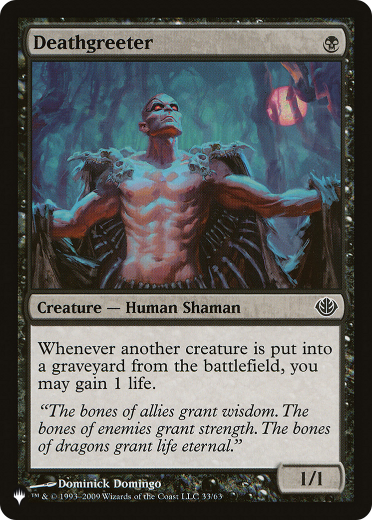Deathgreeter [The List] | Odin's Place