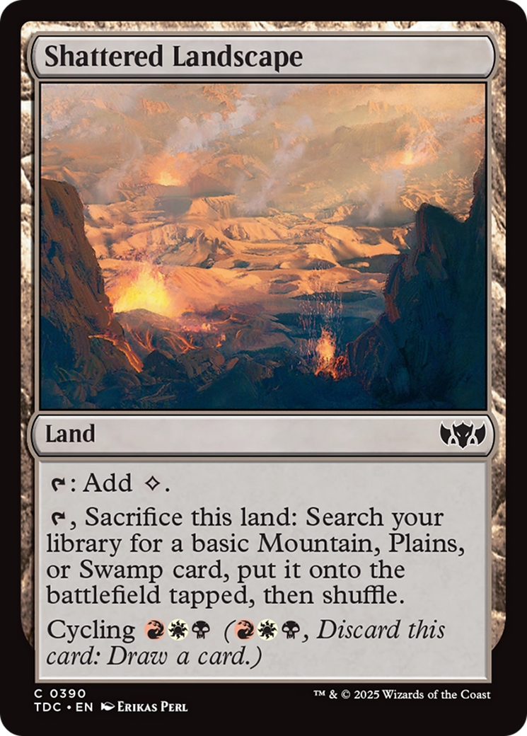 Shattered Landscape [Tarkir: Dragonstorm Commander] | Odin's Place