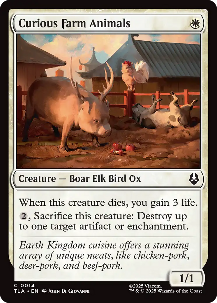 Curious Farm Animals [Avatar: The Last Airbender] | Odin's Place