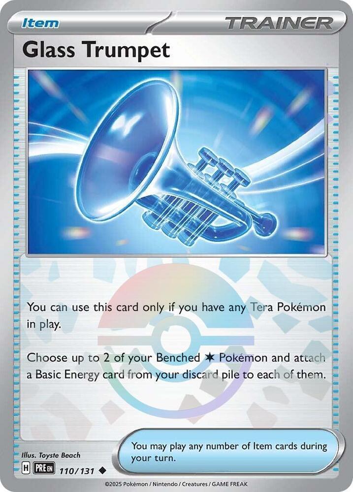 Glass Trumpet (110/131) (Poke Ball Pattern) [Scarlet & Violet: Prismatic Evolutions] | Odin's Place