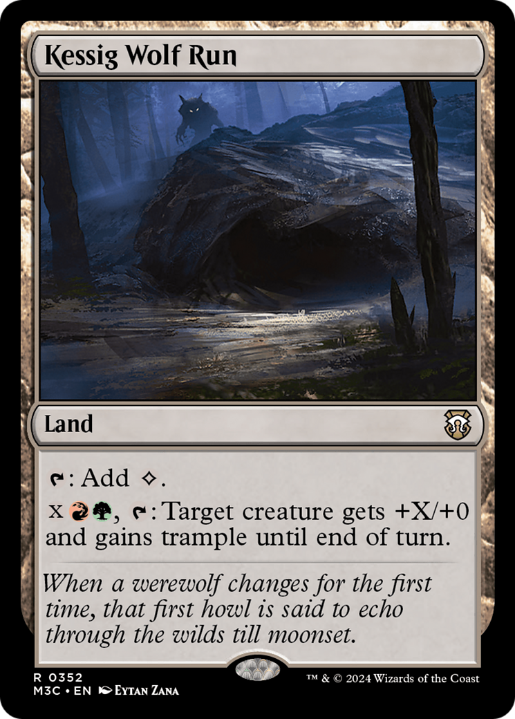 Kessig Wolf Run (Ripple Foil) [Modern Horizons 3 Commander] | Odin's Place