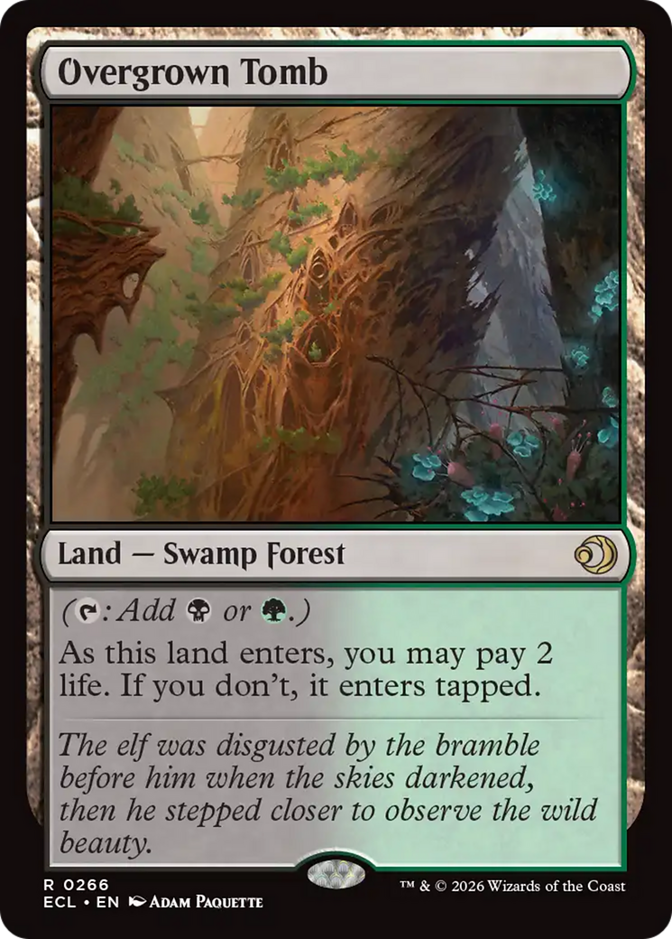Overgrown Tomb [Lorwyn Eclipsed] | Odin's Place