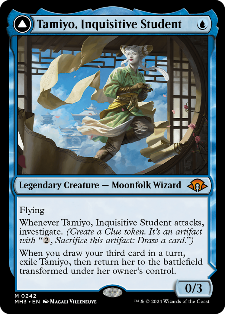Tamiyo, Inquisitive Student // Tamiyo, Seasoned Scholar [Modern Horizons 3] | Odin's Place