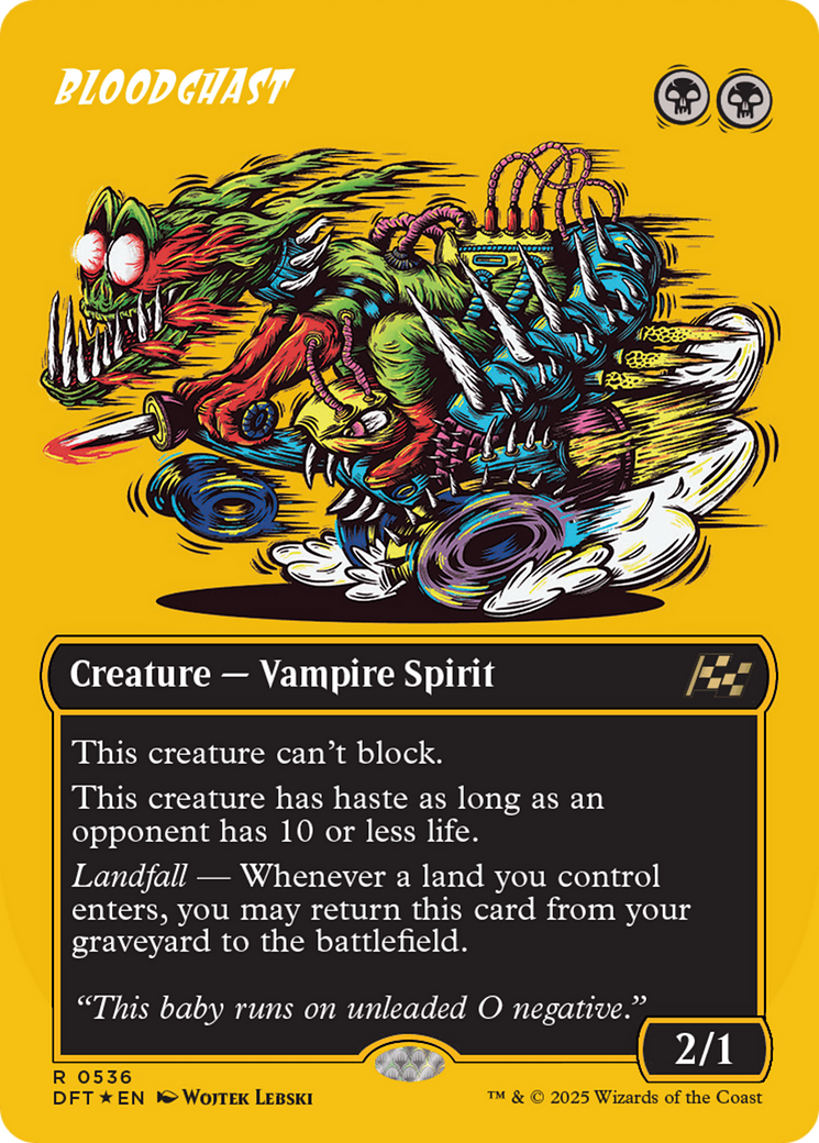 Bloodghast (Borderless) (First-Place Foil) [Aetherdrift] | Odin's Place