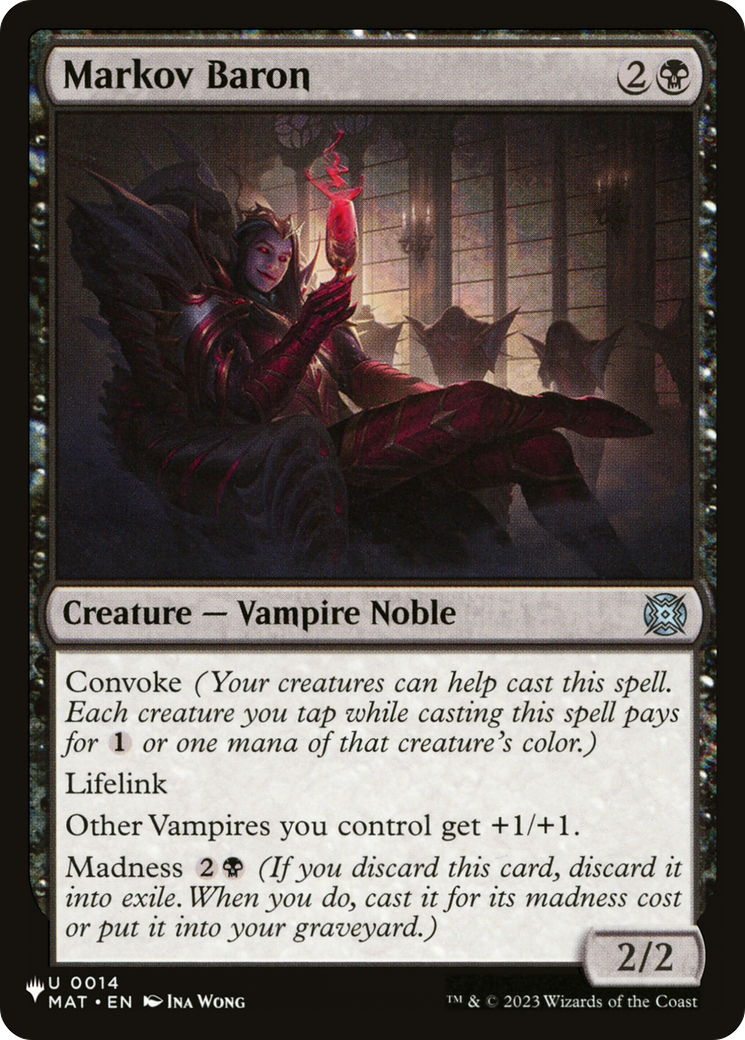 Markov Baron [The List] | Odin's Place