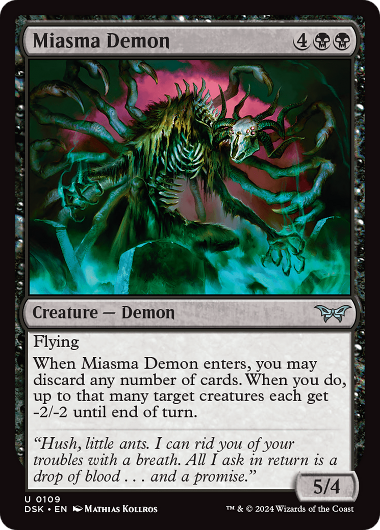 Miasma Demon [Duskmourn: House of Horror] | Odin's Place