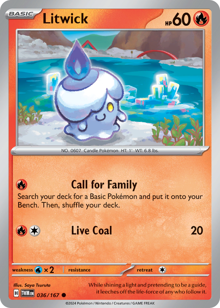 Litwick (036/167) [Scarlet & Violet: Twilight Masquerade] | Odin's Place