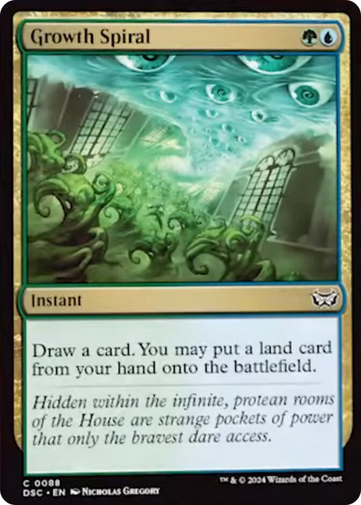 Growth Spiral [Duskmourn: House of Horror Commander] | Odin's Place
