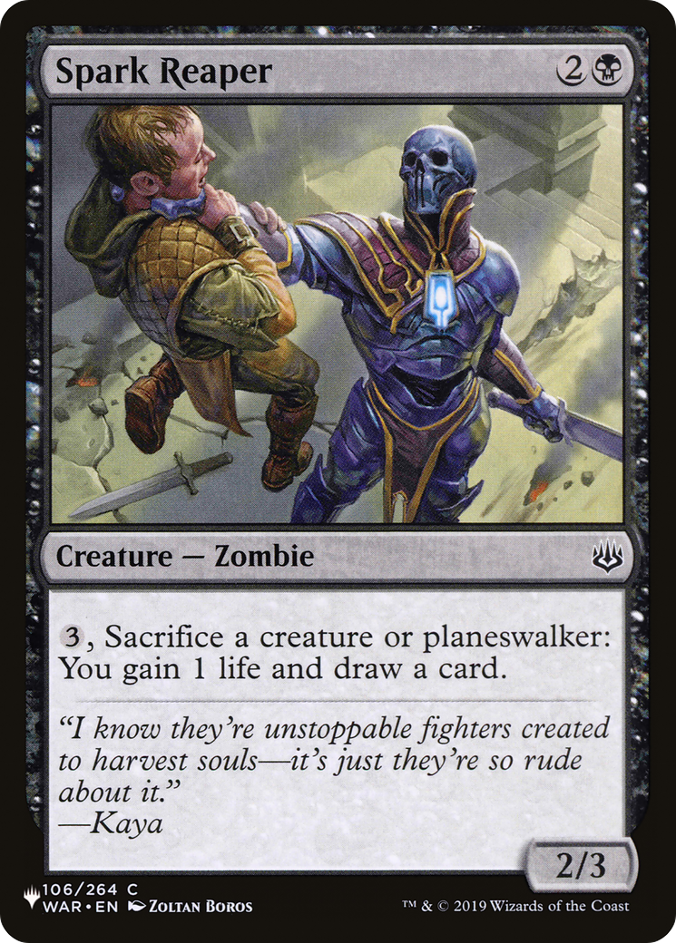 Spark Reaper [The List] | Odin's Place