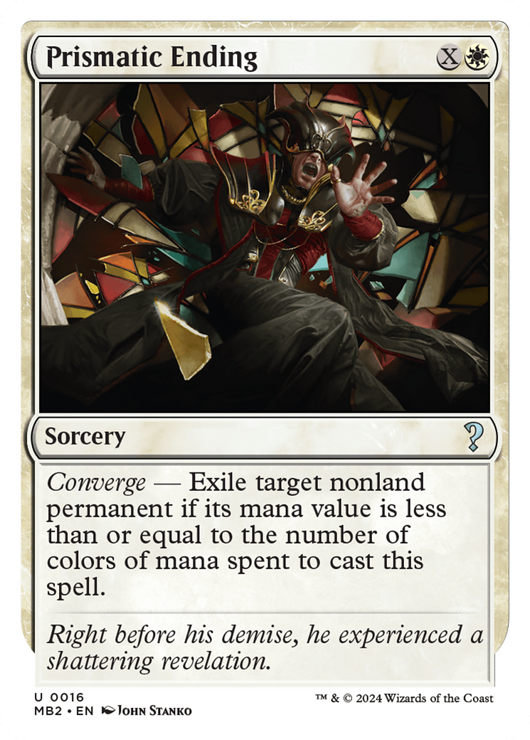 Prismatic Ending (White Border) [Mystery Booster 2] | Odin's Place