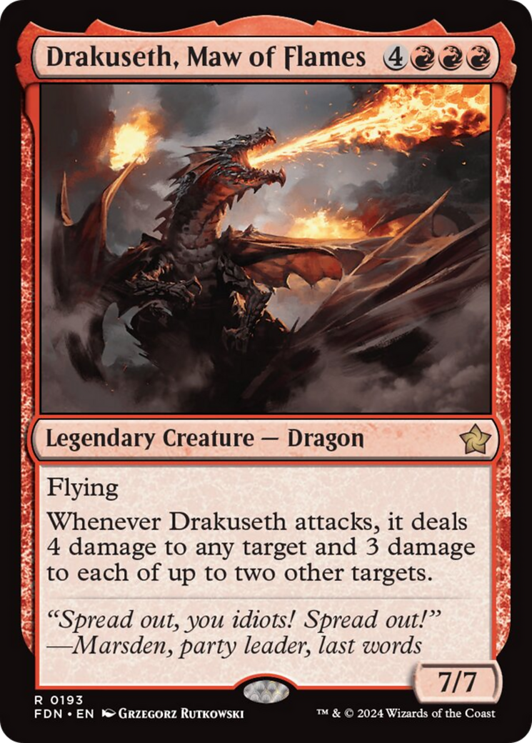 Drakuseth, Maw of Flames [Foundations] | Odin's Place