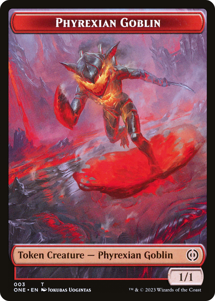 Phyrexian Goblin // Drone Double-Sided Token [Phyrexia: All Will Be One Tokens] | Odin's Place