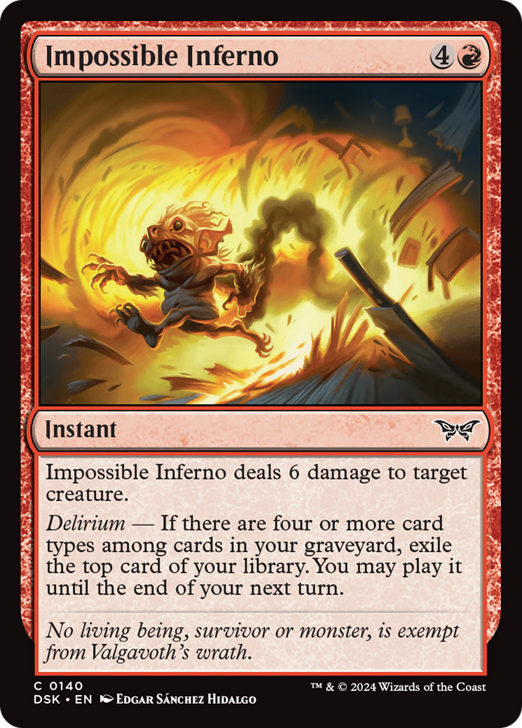Impossible Inferno [Duskmourn: House of Horror] | Odin's Place