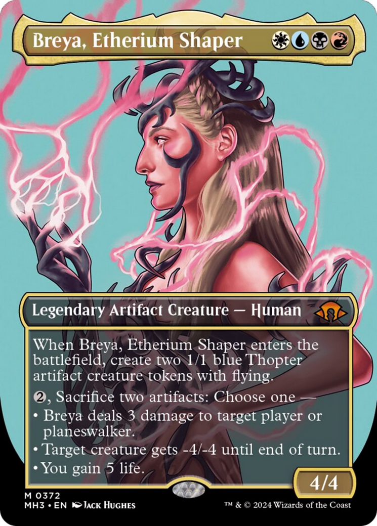 Breya, Etherium Shaper (Borderless) [Modern Horizons 3] | Odin's Place