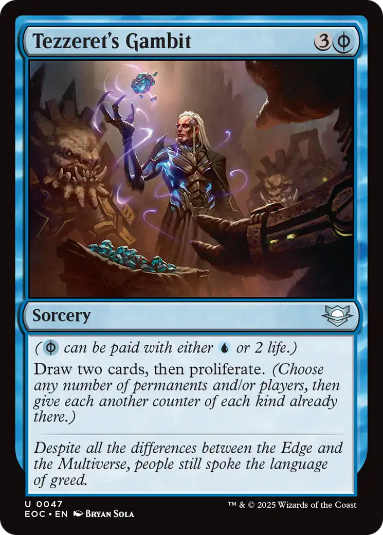 Tezzeret's Gambit [Edge of Eternities Commander] | Odin's Place