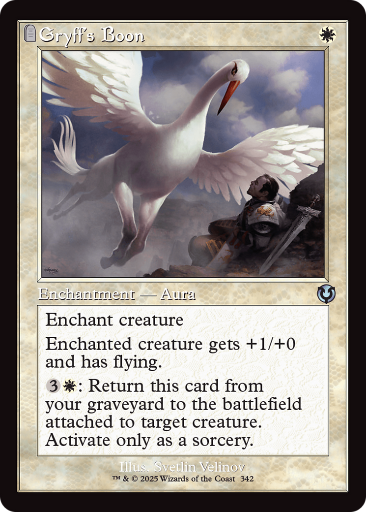 Gryff's Boon (Retro Frame) [Innistrad Remastered] | Odin's Place
