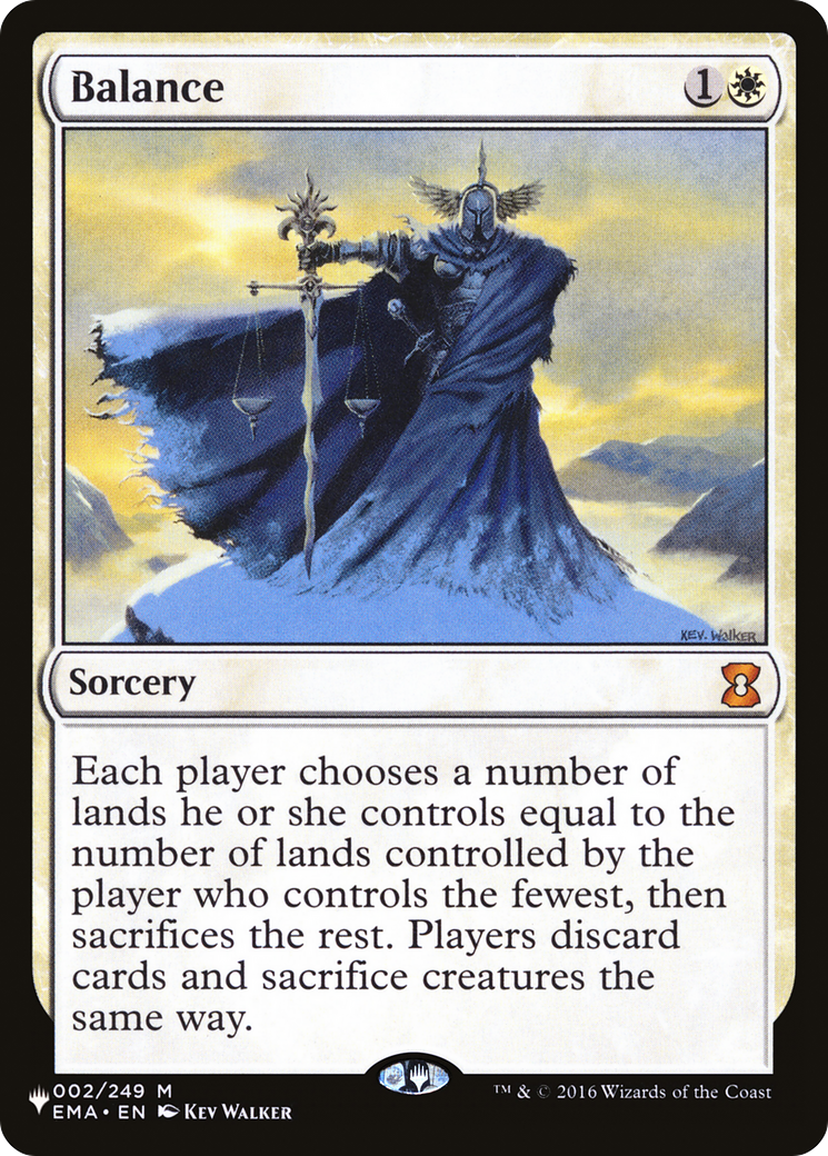 Balance [The List] | Odin's Place