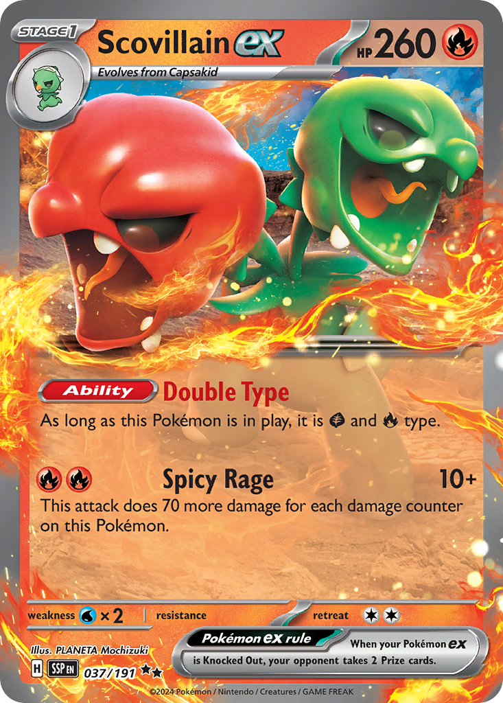 Scovillain ex (037/191) [Scarlet & Violet: Surging Sparks] | Odin's Place