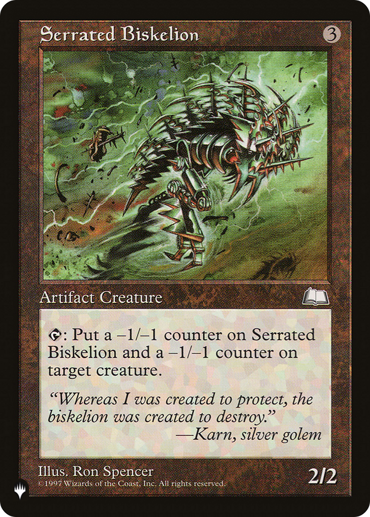 Serrated Biskelion [The List] | Odin's Place