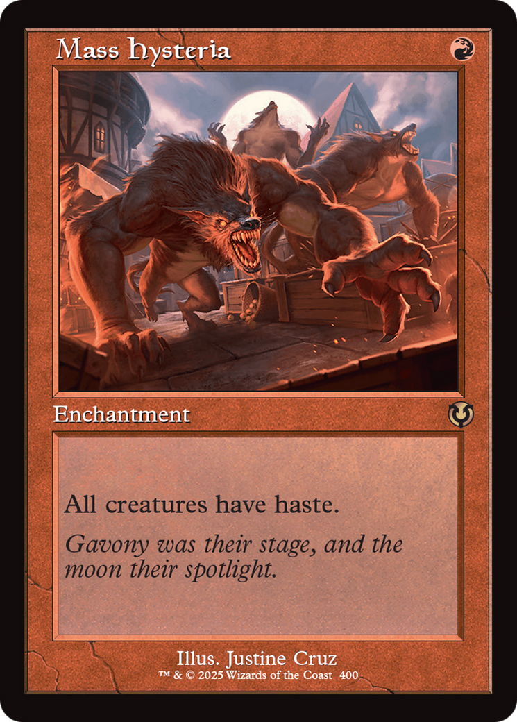 Mass Hysteria (Retro Frame) [Innistrad Remastered] | Odin's Place