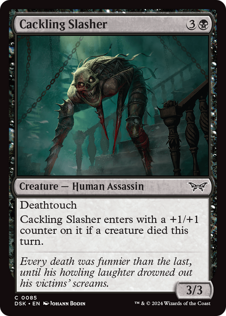 Cackling Slasher [Duskmourn: House of Horror] | Odin's Place