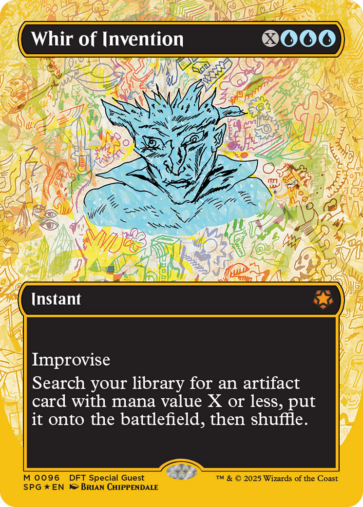 Whir of Invention (Borderless) (First-Place Foil) [Aetherdrift Special Guests] | Odin's Place