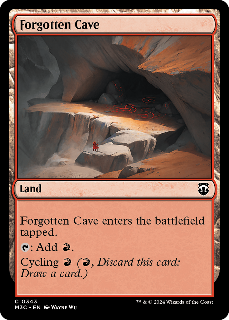 Forgotten Cave (Ripple Foil) [Modern Horizons 3 Commander] | Odin's Place