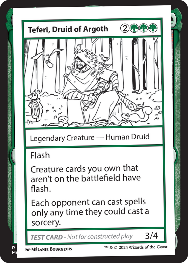 Teferi, Druid of Argoth [Mystery Booster 2 Playtest Cards] | Odin's Place