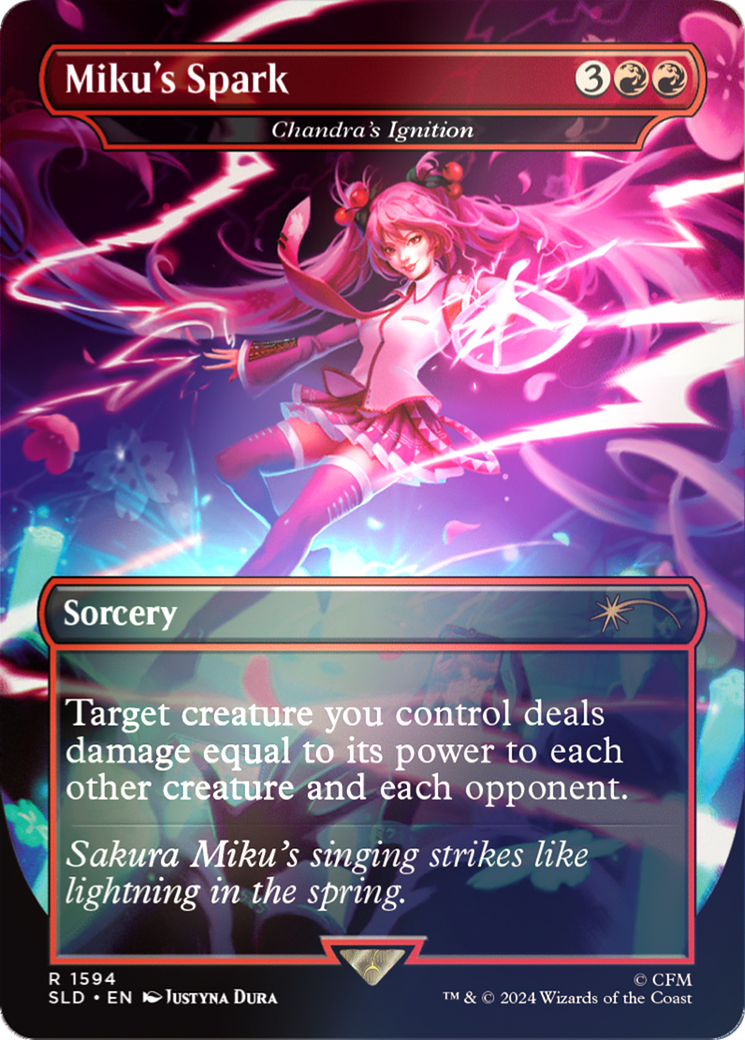 Miku's Spark - Chandra's Ignition (Rainbow Foil) [Secret Lair Drop Series] | Odin's Place