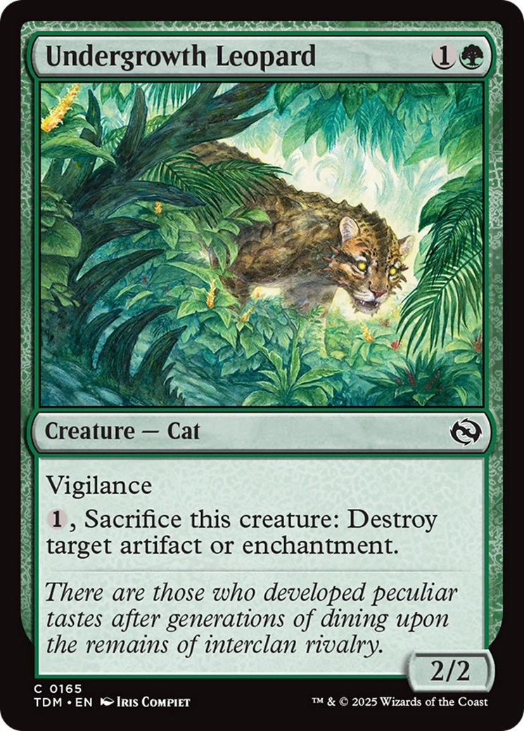 Undergrowth Leopard [Tarkir: Dragonstorm] | Odin's Place