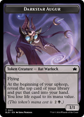 Squirrel // Darkstar Augur Double-Sided Token [Bloomburrow Tokens] | Odin's Place