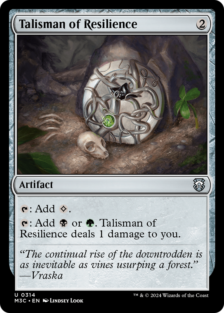 Talisman of Resilience (Ripple Foil) [Modern Horizons 3 Commander] | Odin's Place