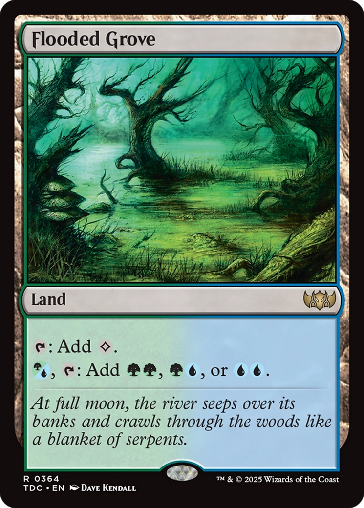 Flooded Grove [Tarkir: Dragonstorm Commander] | Odin's Place