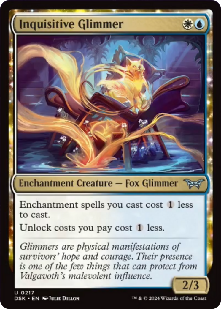 Inquisitive Glimmer [Duskmourn: House of Horror] | Odin's Place