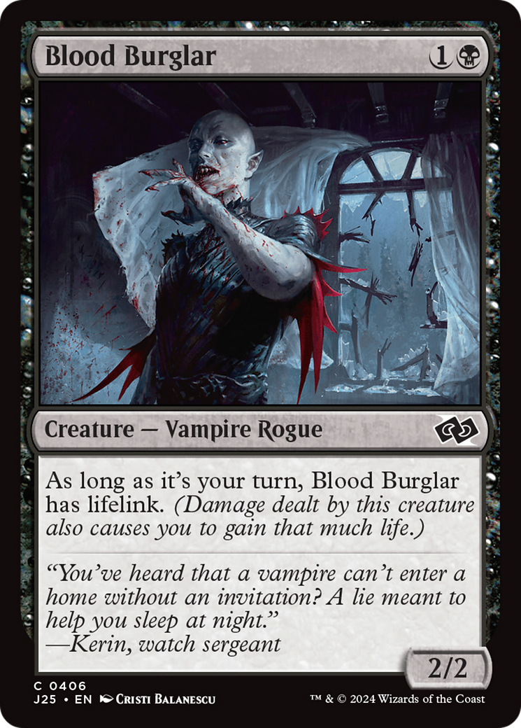 Blood Burglar [Foundations Jumpstart] | Odin's Place