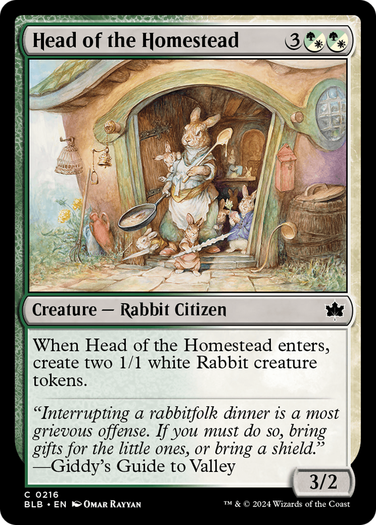 Head of the Homestead [Bloomburrow] | Odin's Place