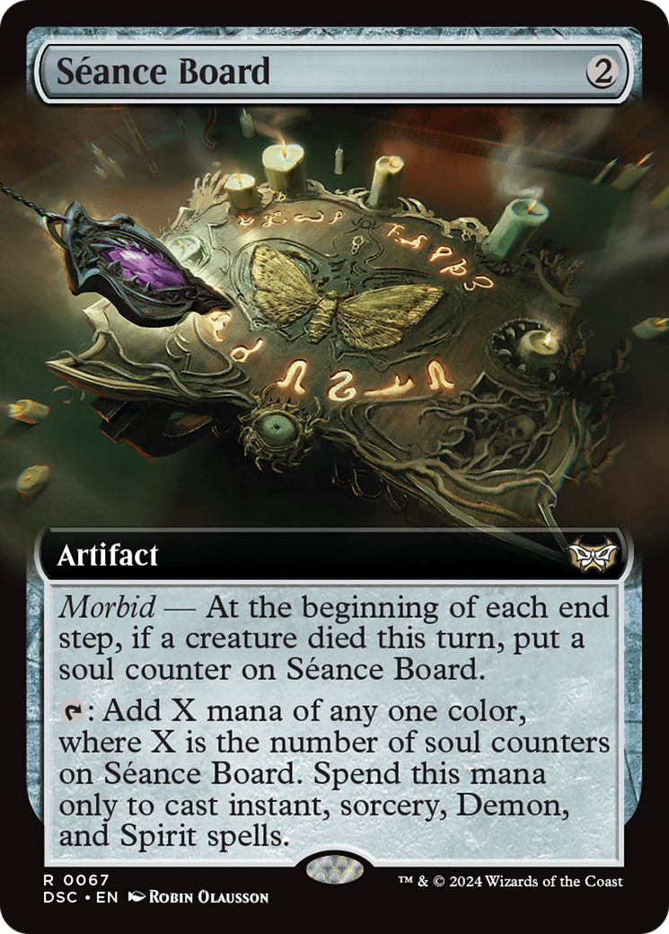 Seance Board (Extended Art) [Duskmourn: House of Horror Commander] | Odin's Place