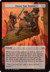 Choose Your Demise (Full Art) [Duskmourn: Archenemy] | Odin's Place