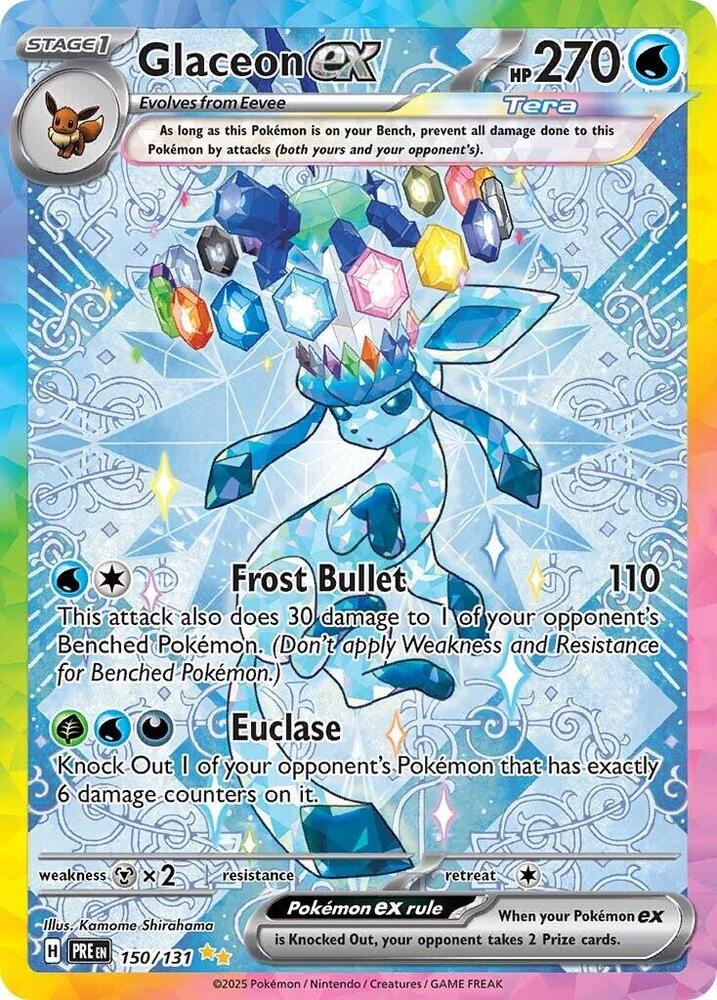 Glaceon ex (150/131) [Scarlet & Violet: Prismatic Evolutions] | Odin's Place