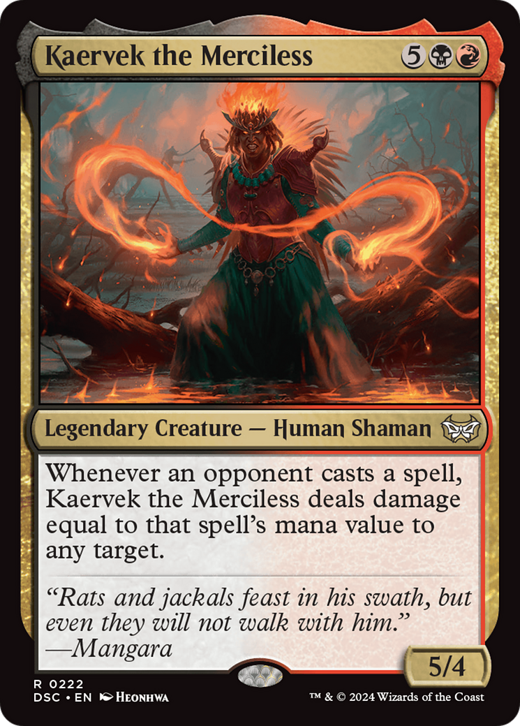 Kaervek the Merciless [Duskmourn: House of Horror Commander] | Odin's Place