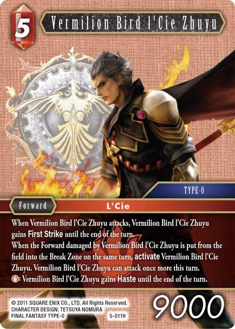 Vermilion Bird l'Cie Zhuyu [Opus V] | Odin's Place