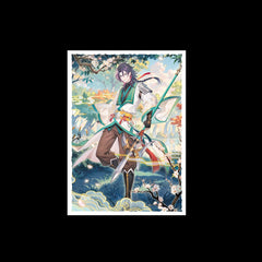 Dragon Shields: (100) Matte Art - Grand Archive - Jin, Fate Defiant | Odin's Place