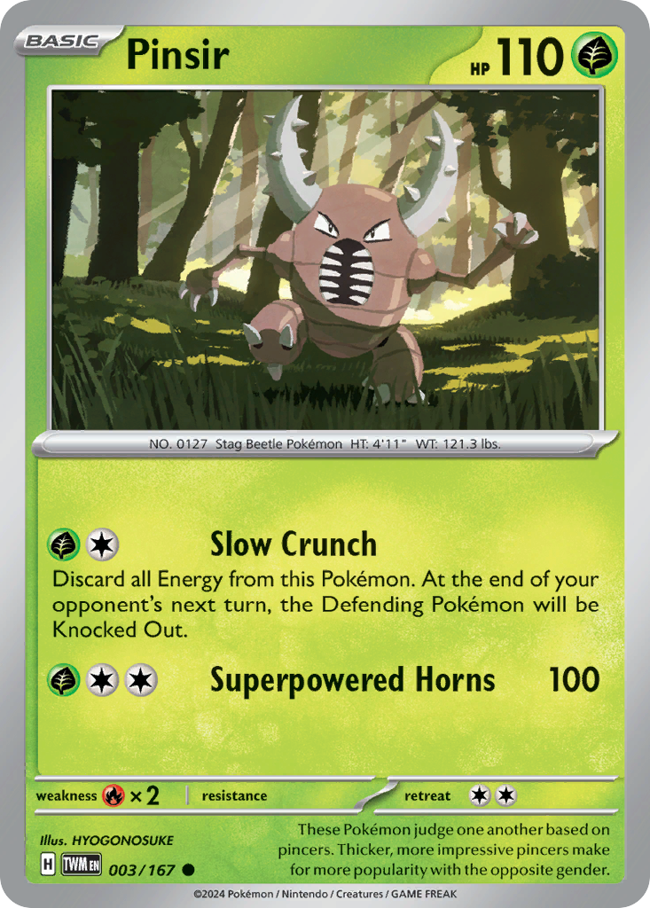 Pinsir (003/167) [Scarlet & Violet: Twilight Masquerade] | Odin's Place