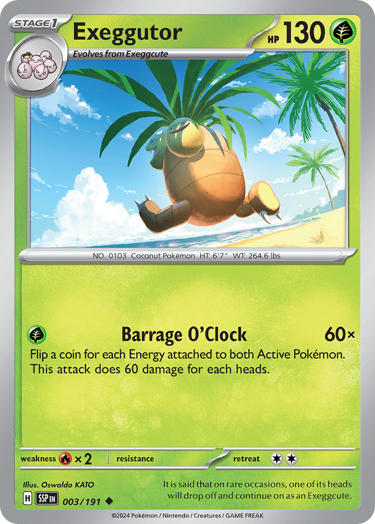 Exeggutor (003/191) [Scarlet & Violet: Surging Sparks] | Odin's Place