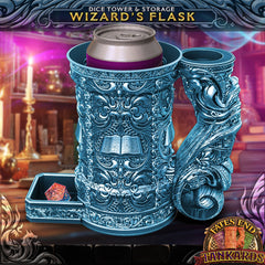 Wizard 12oz Dice Tower Tankard | TTRPG, D&D, Daggerheart | Odin's Place