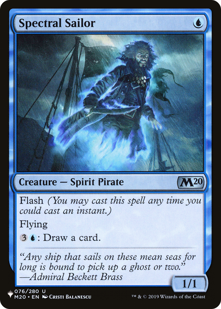Spectral Sailor [The List] | Odin's Place