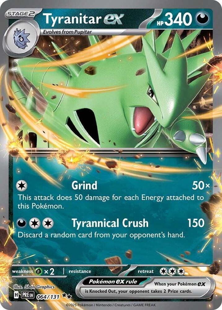 Tyranitar ex (064/131) [Scarlet & Violet: Prismatic Evolutions] | Odin's Place
