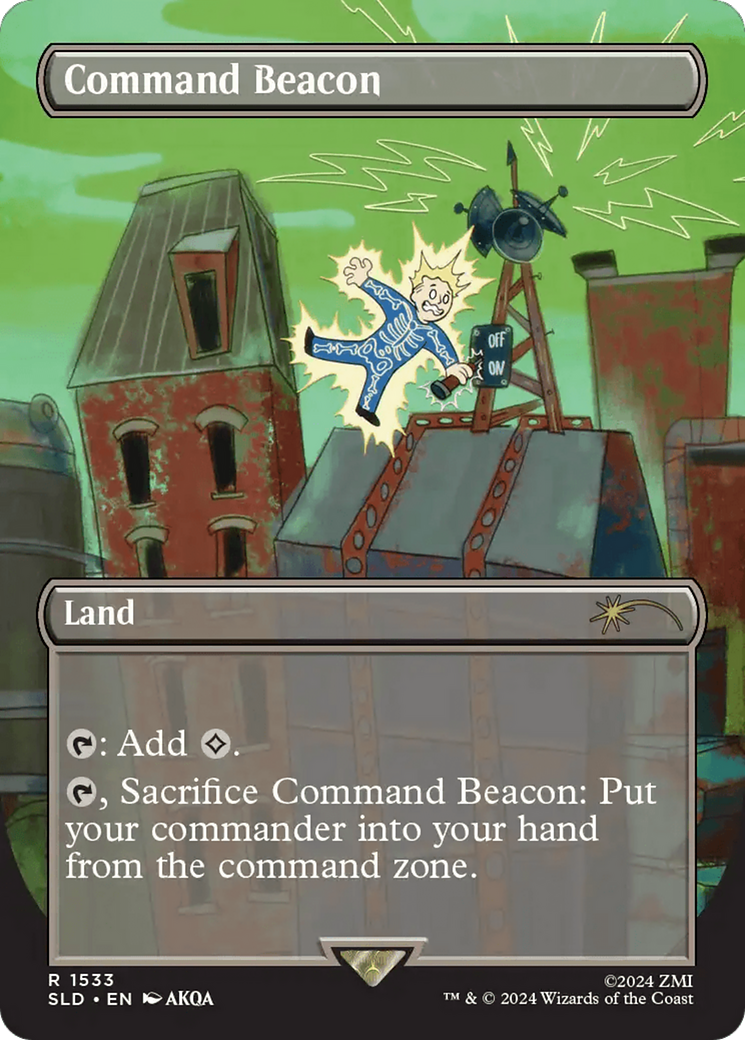 Command Beacon (Rainbow Foil) [Secret Lair Drop Series] | Odin's Place
