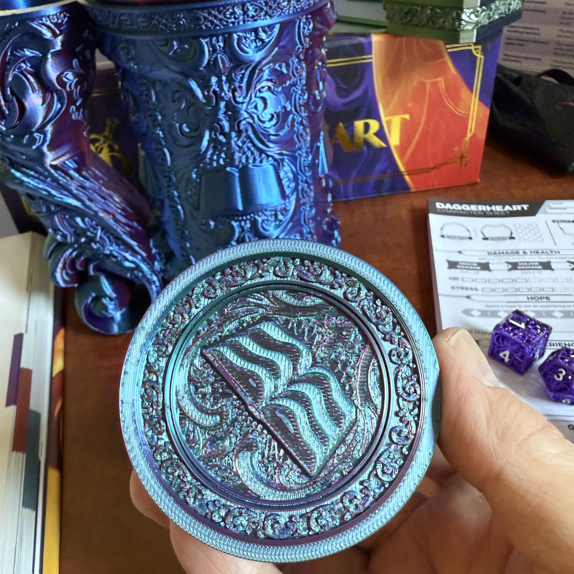 Wizard 12oz Dice Tower Tankard | TTRPG, D&D, Daggerheart | Odin's Place