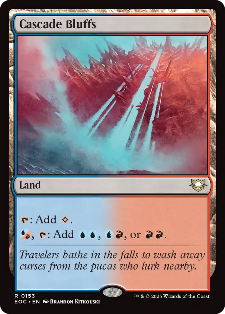 Cascade Bluffs [Edge of Eternities Commander] | Odin's Place